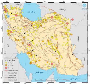 گزارش ماهانه لرزه‌خیزی کشور، خرداد ۱۴۰۲