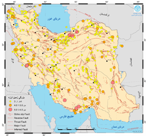انتشار گزارش ماهانه لرزه‌خیزی کشور، تیر ۱۴۰۲
