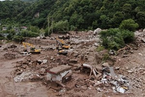 ۲۱ کشته در پی رانش زمین در شمال غرب چین 