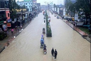 وقوع سیل در جنوب شرقی بنگلادش با ۵۵ کشته