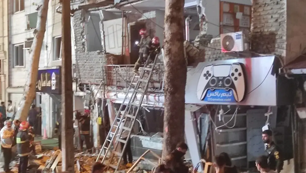 انفجار گاز در رشت؛ ۲ نفر مصدوم شدند