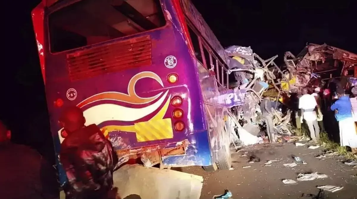 تصادف دو اتوبوس در اوگاندا