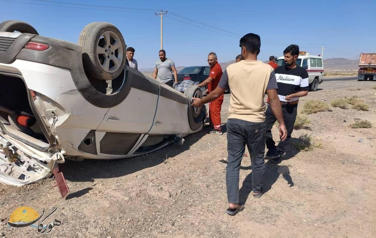 تصادف مرگبار پژو ۴۰۵ و پژو پارس در جاده نی‌ریز–سیرجان؛ یک کشته و ۶ مصدوم