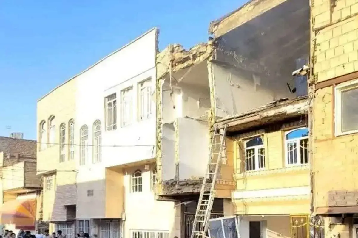 انفجار ساختمان مسکونی در قم