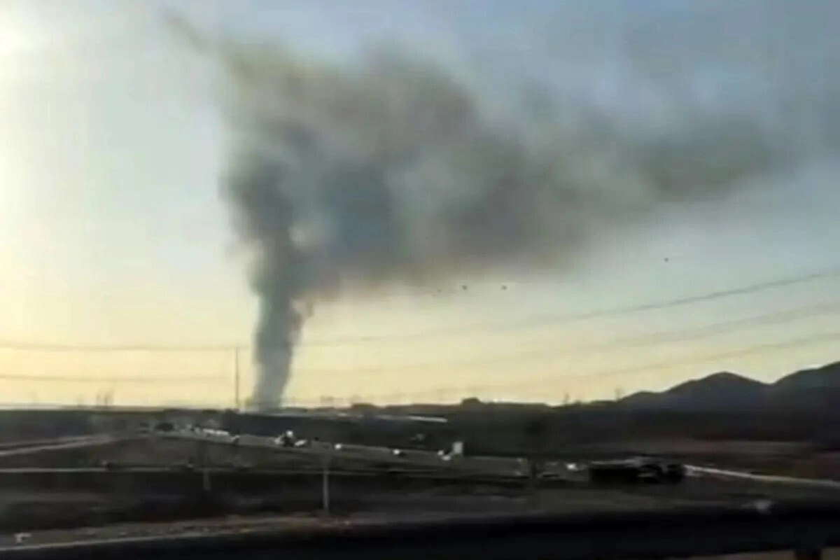 آتش سوزی در نیزارهای رودشور پرند